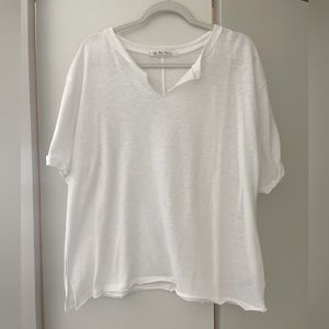 We the Free Notched Neck Tee